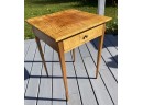 Bench Made Tiger Maple One Drawer Stand (CTF20)