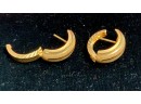 18k Gold Huggie Earrings (CTF10)