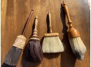 Four Antique Natural Bristle Brushes (CTF10)