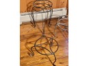 Three Metal Plant Stands - On Site Pick Up Only