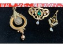 Three Antique Gold Pendants (CTF10)
