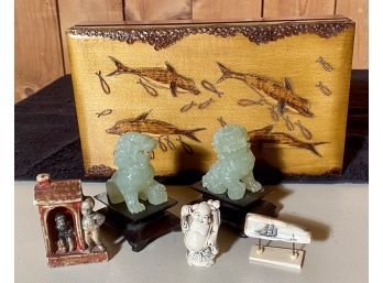 Miniatures, Buddha, Foo Dogs (CTF10)