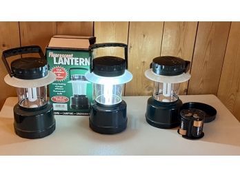 Three Battery Operated Camping Lanterns - On Site Pick Up Only
