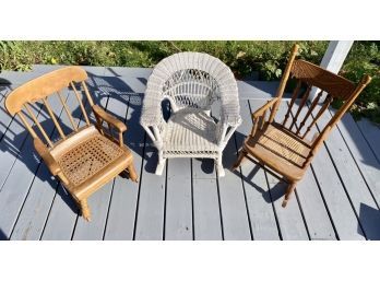 Vintage Child Size Rocking Chairs (CTF20)