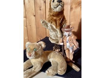 Vintage Stuffed Animal, Puppet, Buffalo Bill (CTF10)