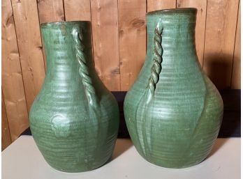 Green Glazed Pottery Urns (CTF20)