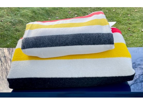 Two Pendleton Hudson Bay Style Wool Blankets (CTF20)
