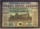 Midland Railway Grand Hotel London Tin Advertising Sign (CTF20)