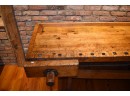 Exceptional Antique Maple Carpenters Work Bench (CTF50)