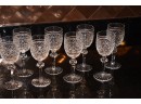 Eleven Waterford Castletown Crystal White Wine Glasses (CTF30)