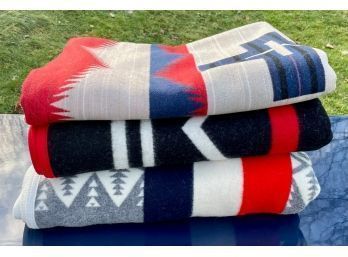 Three Pendleton Wool Blankets (CTF20)
