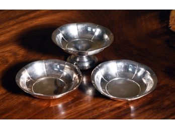 Aetna Sterling Nut Dishes, 3pcs (CTF10)