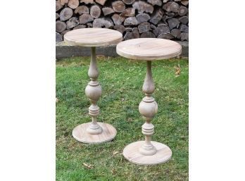 Pair Of Butler Specialty Co. Wood Stands (CTF20)