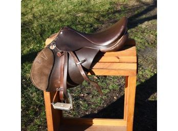 Vintage Ainsley English Leather Saddle (CTF10)