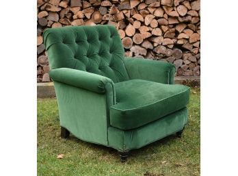 Miles Talbot Green Velvet Club Chair (CTF30)