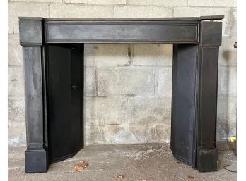 Antique Iron Fireplace Insert,  2 Of 2(CTF30)