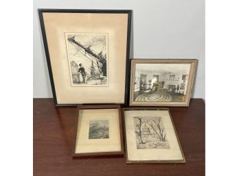 Four Antique Prints (CTF10)