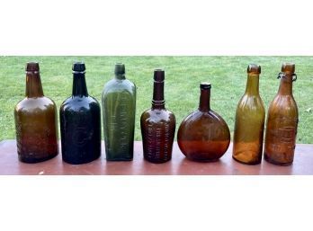 Vintage And Antique Bottles, 7pcs (CTF10)