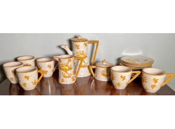 Antique Italian Porcelain Tea Set, 15pcs.  (CTF10)