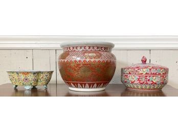 Asian Ceramics, 3 Pcs (CTF10)