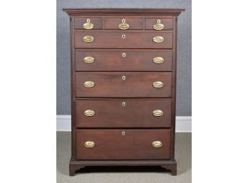 18th C. Chippendale Walnut Tall Chest (CTF30)
