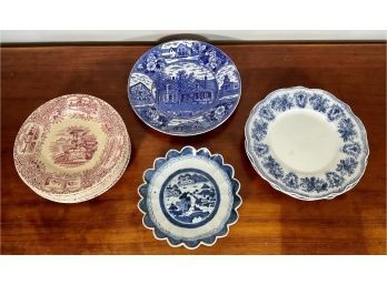 Antique Plates, 14pcs.  (CTF10)