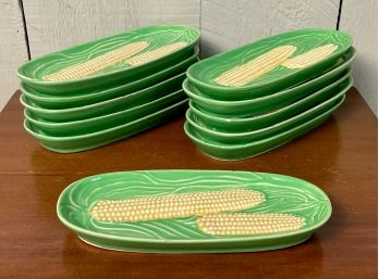 11 Vintage Corn Plates (CTF10)