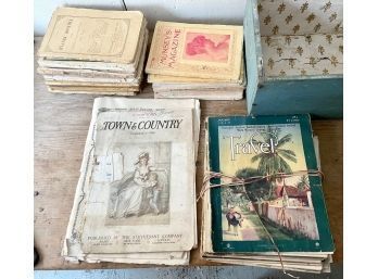 Antique Magazines, Town & Country, Munseys, Etc. (CTF20)