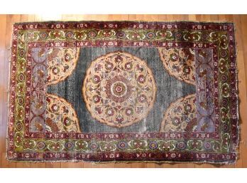 Antique Finely Woven Oriental Scatter Rug (CTF20)