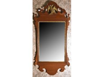 Ca. 1780 Antique Chippendale Wall Mirror (CTF20)