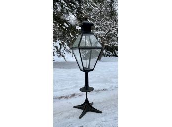 Vintage Post Lantern On Stand (CTF40)
