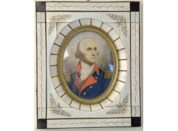 Vintage George Washington Miniature Painting (CTF10)