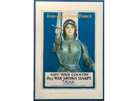 WWI Joan Of Arc War Bond Poster (CTF20)