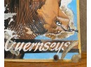 Vintage Metal Guernsey Cow Sign (CTF10)