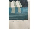 Hermann Ober Woodblock Print, Iceberg (CTF10)