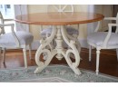 Vintage White Painted Table & Chairs (CTF40)