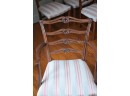 Fine Centennial Ribbon Back Mahogany Dining Chairs, 8pcs. (CTF40)