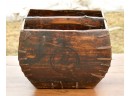 Antique Asian Wood Basket (CTF10)