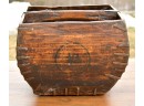 Antique Asian Wood Basket (CTF10)