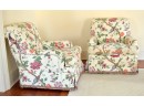 Pair Of Dapha Custom Upholstered Club Chairs (CTF40)