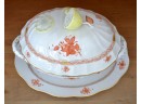 Herend Rust Bouquet Soup Tureen And Underplate (CTF20)