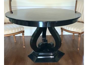 Vincent Wolfe Black Lacquer Center Table (CTF40)
