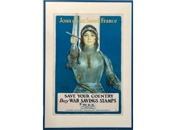 WWI Joan Of Arc War Bond Poster (CTF20)