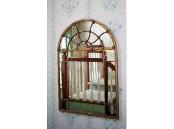 Vintage Palladian Style Gilt Wood Wall Mirror (CTF30)