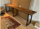 Andrew Pearce Black Walnut & Steel Console Table (CTF150)