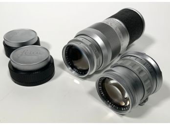 Two Leica Summicron Prime Lenses (CTF10)