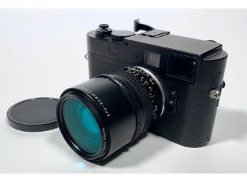 Leica M Monochrom Camera With Leica Summicron 75mm F2 Prime Lens (CTF10)