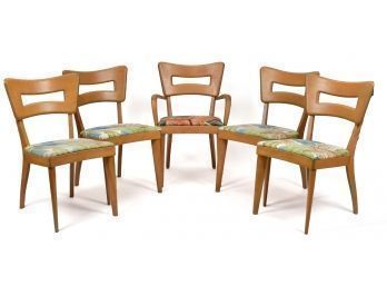 Vintage Heywood Wakefield Dining Chairs, 5pcs (CTF20)