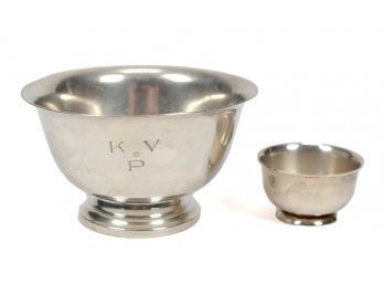 Two Small Sterling Revere Bowls (CTF10)