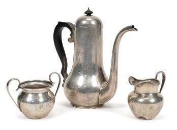 Gorham Sterling Silver 3pc. Tea Set (CTF10)